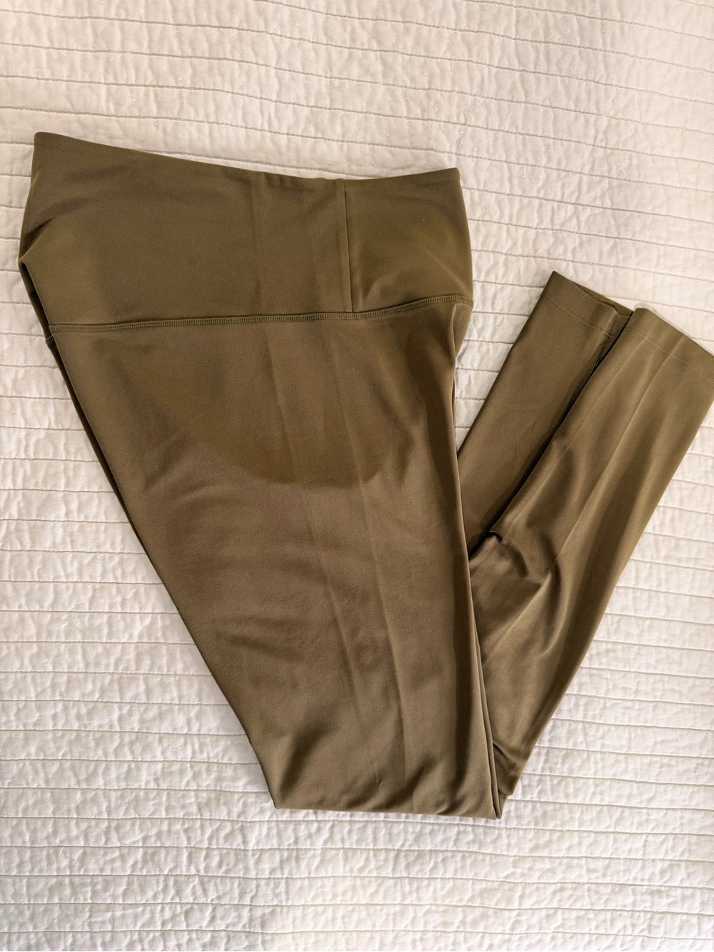 Girlfriend Collective Olive Green Float High-Waist Leggings